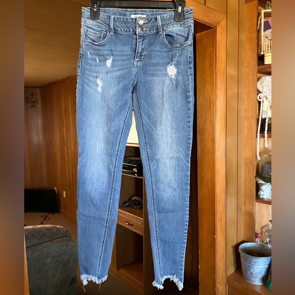Mudd Girls Jeans, distressed denim, small- size 16 in girls
